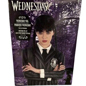 Brand New Wednesday Addams Costume Wig